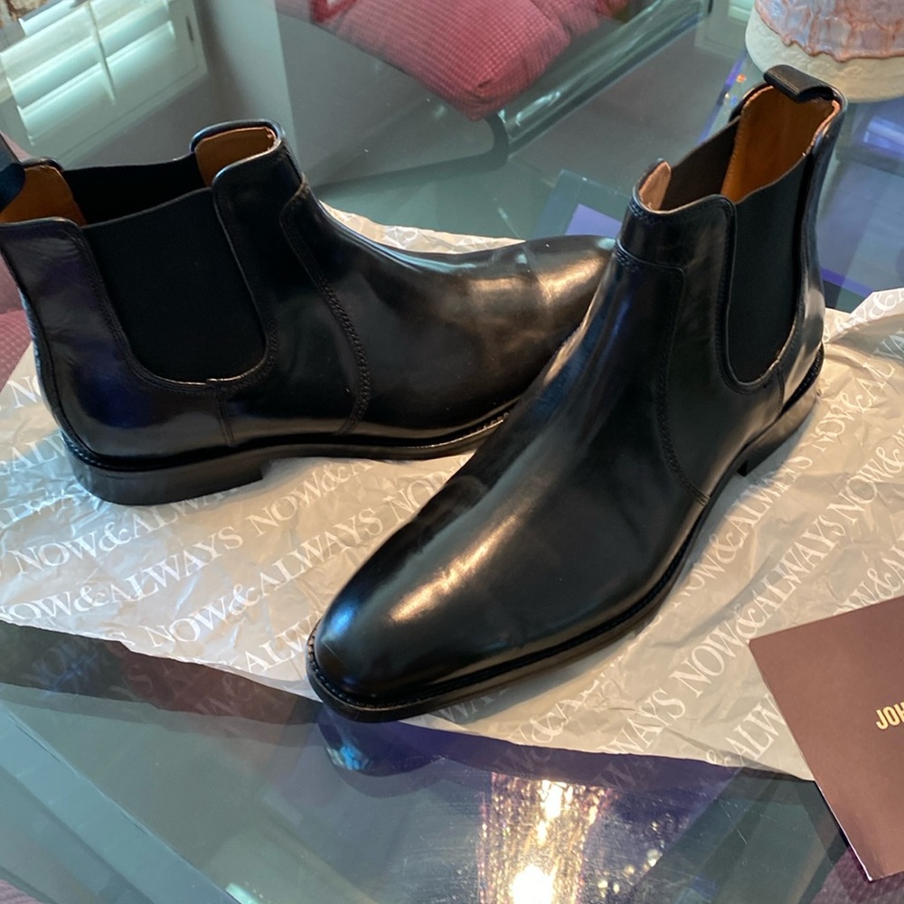 New Classic Italian leather Johnston &Murphy Boots